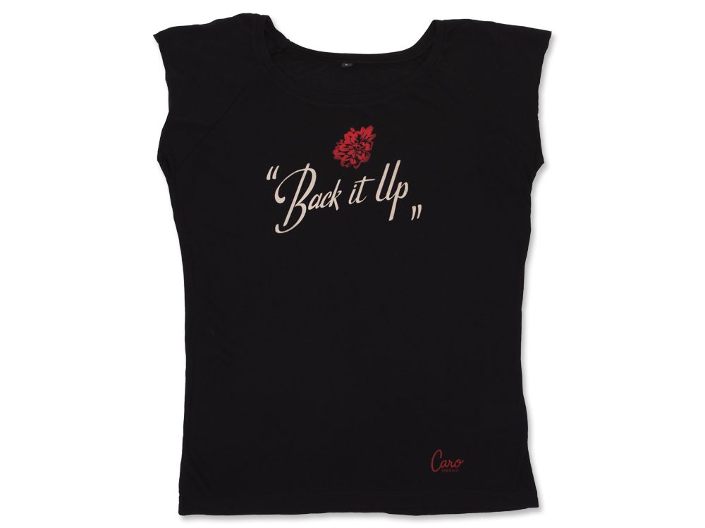 Back It Up Women's T-shirt Black